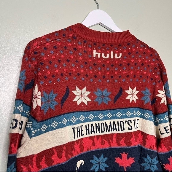 NWT Hulu The Handmaid’s Tale Let Freedom Rage Christmas Holiday Sweater Size‎ XL - Picture 5 of 11